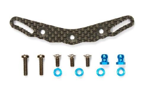 Tamiya 54523 - RC TB-04 Carbon Damper Stay (Front) OP.1523 OP-1523