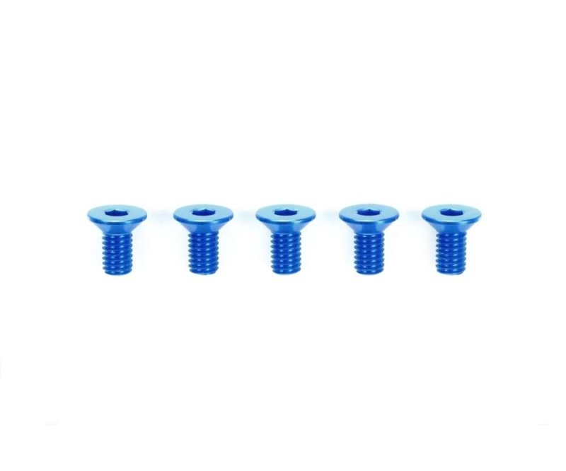 Tamiya 53771 - 3x6mm Countersunk Hex Head Screw / Blue (5pcs) OP-771