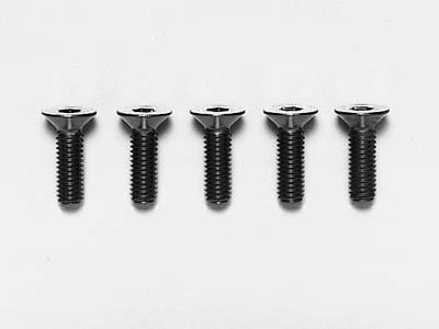 Tamiya 53773 - 3x10mm Countersunk Hex Head Screw / Blue (5 Pcs) OP-773