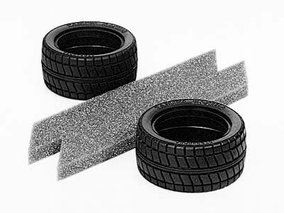 Tamiya 50563 - Racing Radial Tire 02 TGX (2) SP-563