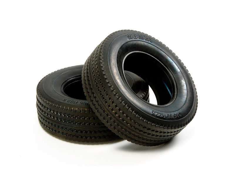 Tamiya 56528 - RC Tractor Truck Tires (Hard / 30mm) (2pcs.) TROP.28