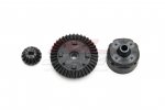 Tamiya 0444412 - Oil Differential Housing Set (Black) for TT02