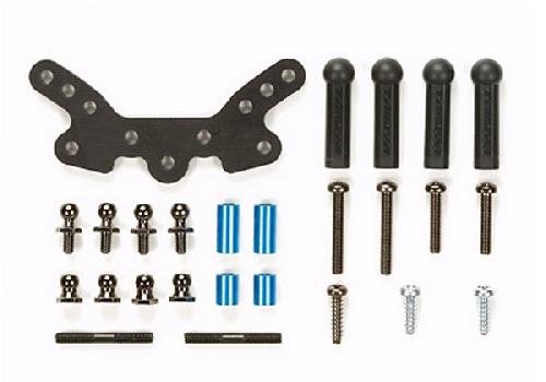 Tamiya 54556 - OP.1556 TT-02B FRP Front Damper Stay Set OP-1556