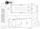 Tamiya 0005846 - C Part for 58280 TXT-1 Monster Truck