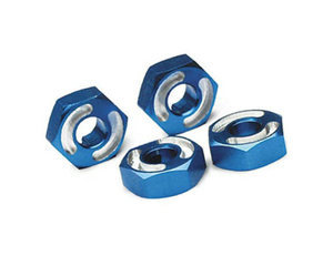 Traxxas (#4954X) Hex Wheel Hubs Aluminium (Blue)