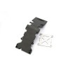 Traxxas (#4938A) Skidplate Rear Plastic / Stainless Steel Plate (Grey) For Traxxas T-Maxx 3.3