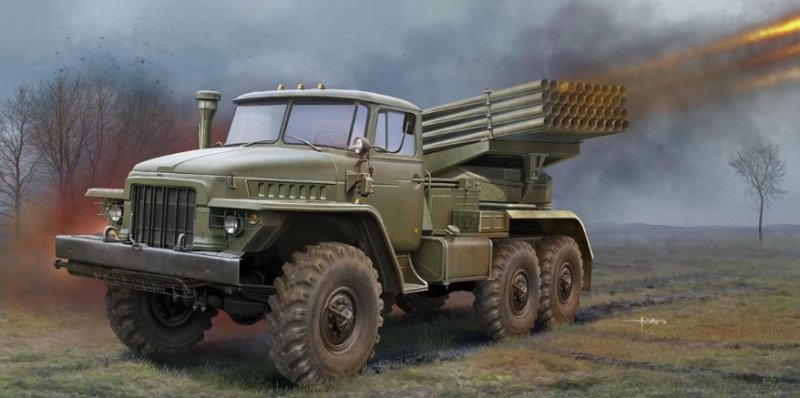 Trumpeter 01028 - 1/35 Russian BM-21 Grad Multiple Rocket Launcher