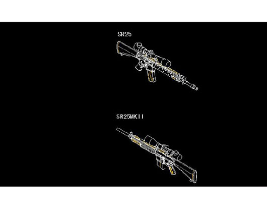 Trumpeter 00512 - 1/35 - AR15/M16/M4 FAMILY-SR25