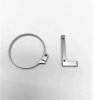 Xceed 106024 - 1/8 Fan Mount Clamp On Set For 1/8 Trucks and Buggies (Gun Metal)