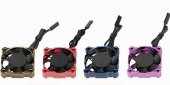 Xceed 106033 Aluminum Fan (Axial flow) for ESC and Motor 30 x 30 mm - Black Yellow