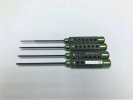 Xceed 106705 - Allen Wrench set 1.5 2.0 2.5 & 3.0 x 120mm (New Handle With HSS Tip) - (4)
