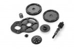 XRAY 324000 Short 2-Pad Slipper Clutch Set - Shocks in Front