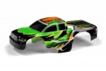 XRAY #389766 Body 1/18 Nitro MT - Painted & Trimmed - Dragonfire - Green