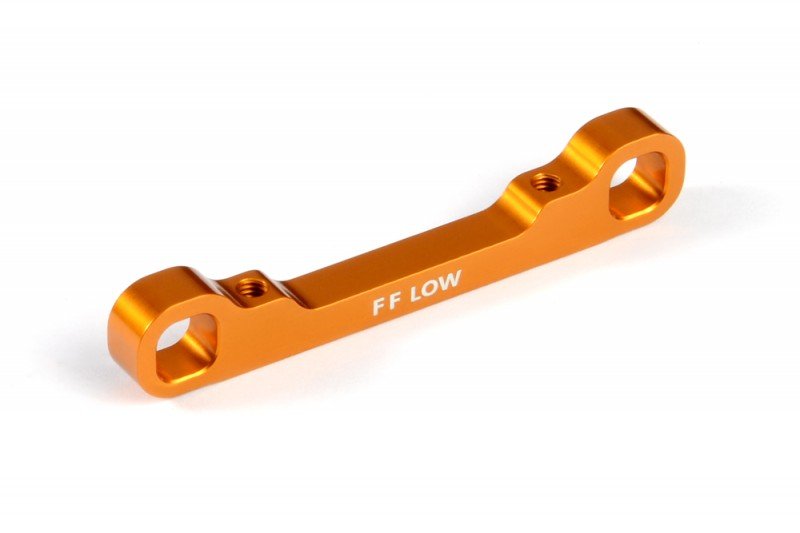 XRAY 302712-O Aluminum Front Lower 1-Piece Suspension Holder - Front - FF - Low