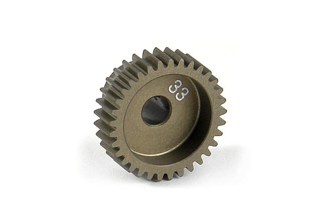 XRAY 305983 Narrow Pinion Gear Aluminum Hard Coated 33T/64