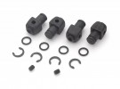 XRAY #302060 - Upper Suspension Holder + C-clips + O-ring ( Set )