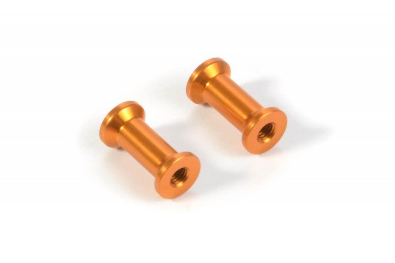 XRAY 373073-O Aluminum Rear Brace Mount 13mm - Orange (2)