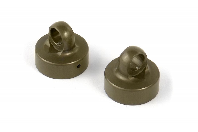 XRAY #358052 XB808 Aluminium minium Shock Cap Nut - Hard Coated (2)