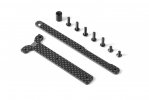 XRAY 361169 Graphite Chassis Brace Upper Deck - Saddle Pack (2)