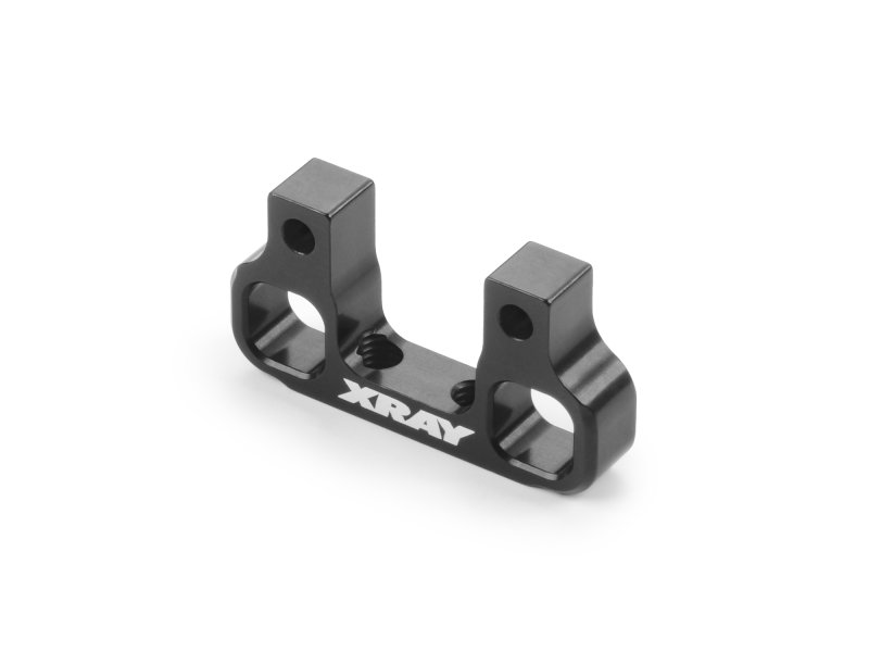 XRAY 343725 Aluminium Rear Lower Suspension Holder M4 - Rear - RR - Black - 7075 T6