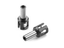 XRAY 345072 Front ONE-WAY Axle Outdrive Adapter 27mm - Lightweight (2)