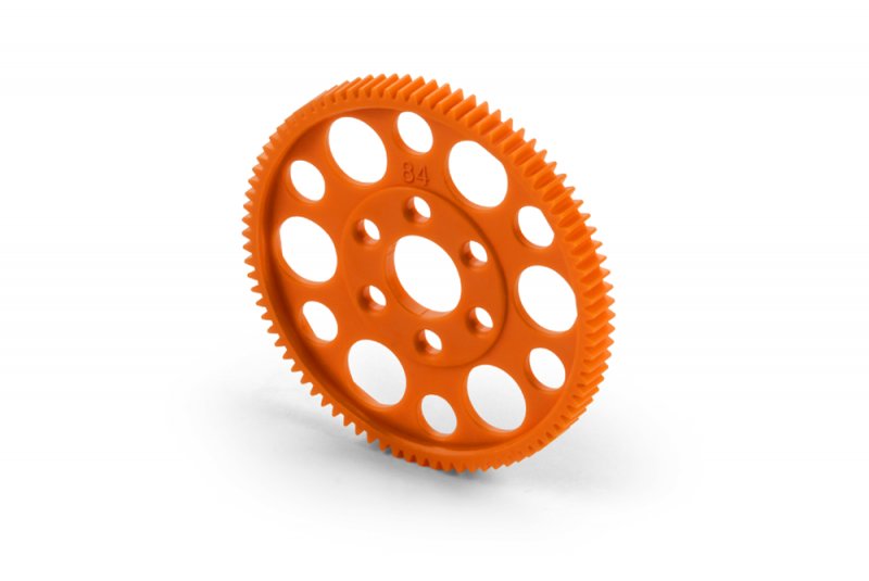 XRAY 305784-O - Spur Gear \'h\' 84T/ 48 - Orange