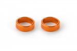 XRAY 302544-O - Aluminium Shim For Radial Play Adjustment Of Steering Arm - Orange (2)