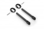 XRAY 301337 - Composite Rear 6mm Adjustable Body Mount Set +1mm Height