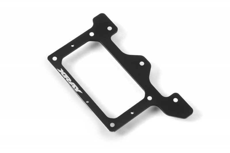 XRAY 371156 X10\'18 Aluminum Rear Pod Lower Plate 2.0mm - 7075 T6