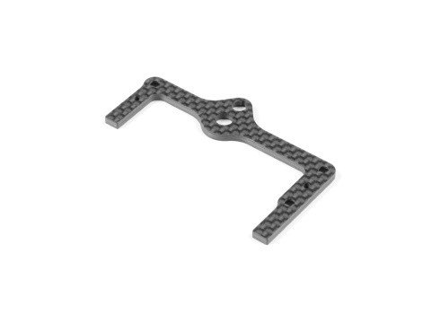 XRAY XR-371167 X12 Carbon Rear POD Lower Plate FOR 1-PIECE Chassis - Rear