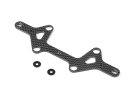 XRAY 372141 X12 Carbon Lower Suspension ARM Plate +1MM for 1-PIECE Chassis