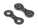 X4 Rear ROLL-CENTER Carbon Spacer 1+2MM (1+1)