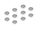 Aluminium Shim 3x9x2.0MM - Deeper Countersunk (10)