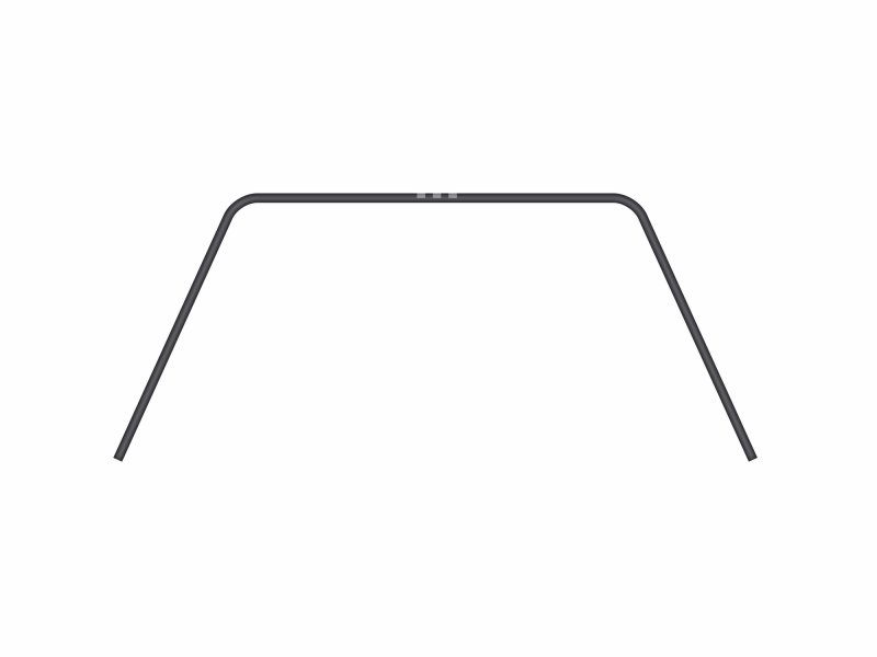 XRAY 302833 - X4 ANTI-ROLL BAR UAM - Under ARM Mount - Front 1.3 MM
