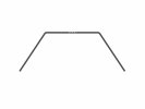 XRAY 303833 - X4 ANTI-ROLL BAR UAM - Under ARM Mount - Rear 1.3 MM