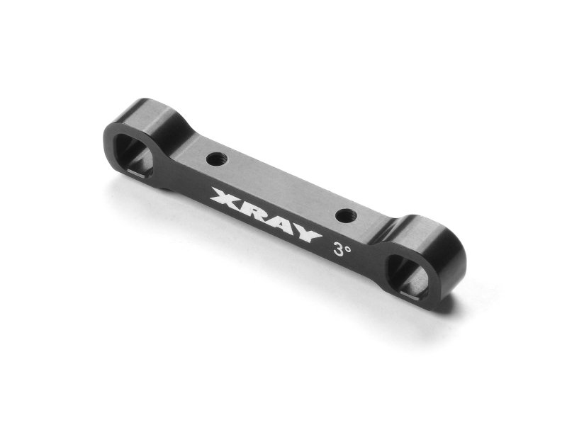 XRAY 323327 - Aluminium Rear Lower Suspension Holder 3degree - Wider - Rear