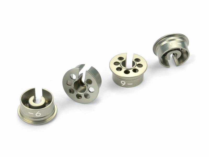 XRAY 368027 Aluminium Shock Spring Retaining Collar -6MM (4)