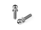 XRAY 362660 Hard Steel Ball END 5.4MM With Thread 10mm - Nickel Coated (2)