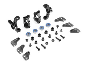 XRAY 360901 Aluminum Steering Blocks and 7 Degree C-Hubs Set