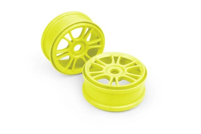 XRAY 359809 Wheels Starburst - Yellow (4)