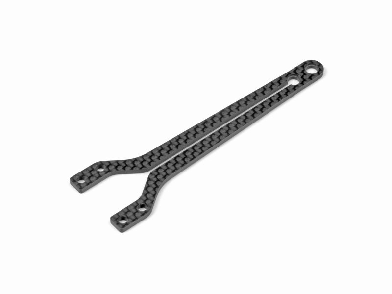 XRAY 301072 - X4 Graphite Upper Deck - Split Front 2.0mm