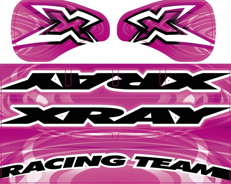 XRAY #397350 Wing Sticker - Die-cut - Pink