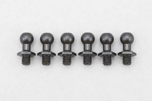 Yokomo ZC-206SSH - Hex head rod end ball (SS size/9.8mm/6pcs)