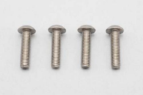 Yokomo ZC-BH312T - Titanium Button Head Socket Screw M3 X 12mm (4pcs)