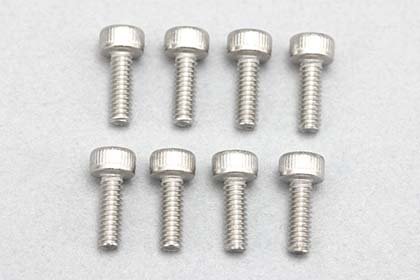 Yokomo ZC-C26SA Stainless SHCS M2 X 6mm, 8pcs