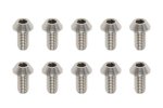 Yokomo RP-041061A High Precision Machined Titanium Button Head Socket Screw M3x6mm 10pcs