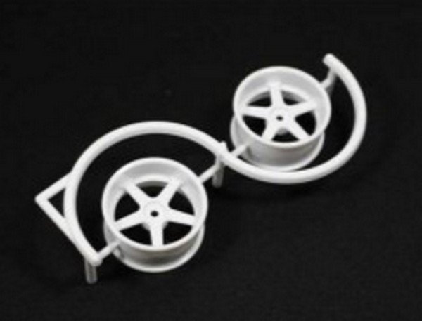 Yokomo RP-6113W6 - RP Drift Wheel 5 spoke 6mm White