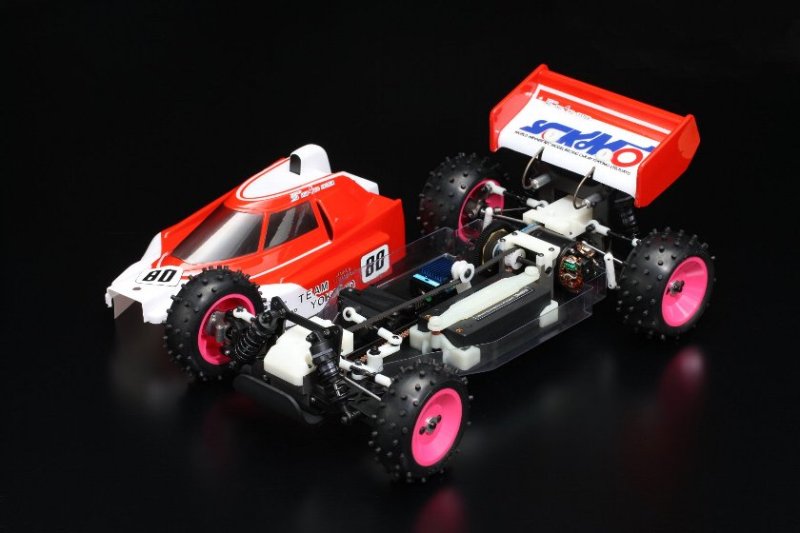 Yokomo YZ-870C 1/10 4WD Super Dog Fighter 2023 RC Car Kit - Retro