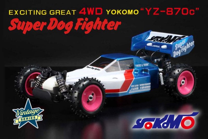 Yokomo YZ-870C Super Dog Fighter with Protech 4 body
