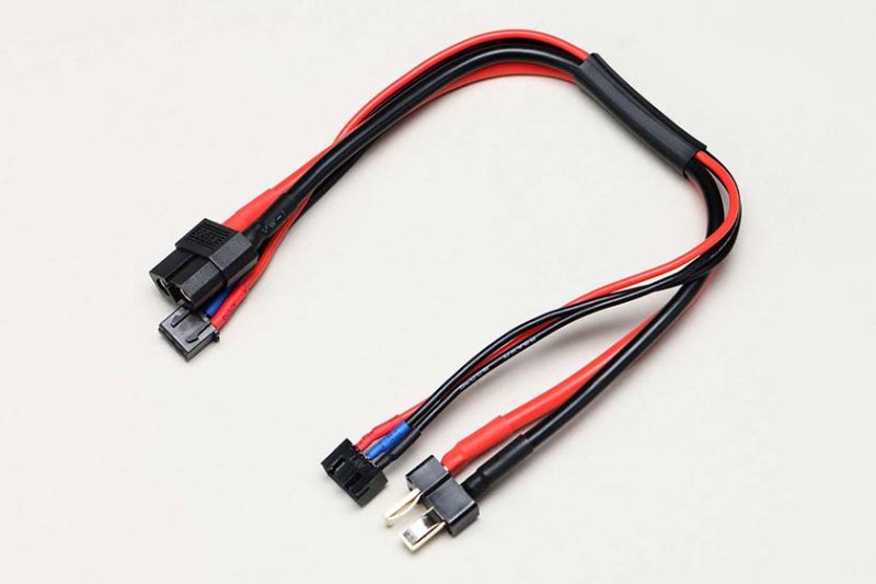 Yokomo RP-122-2 Charge/Balance cable 20cm (XT60/2P T-plug)